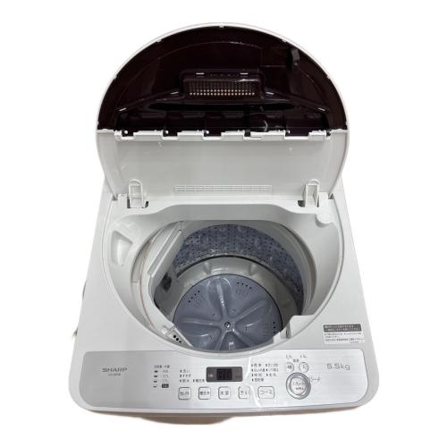 本日限定値下げ　シャープ　5.5kg全自動洗濯機　ES-GE5B-T　18年製 SHARP (シャープ) 全自動洗濯機 キズ有 5.5kg ES-GE5B 2018年製