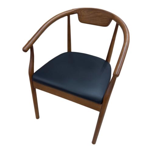 サン ダイニングチェアー ブラック×ブラウン