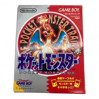 ポケットモンスター赤 ゲームボーイ用ソフト ポケットモンスター赤