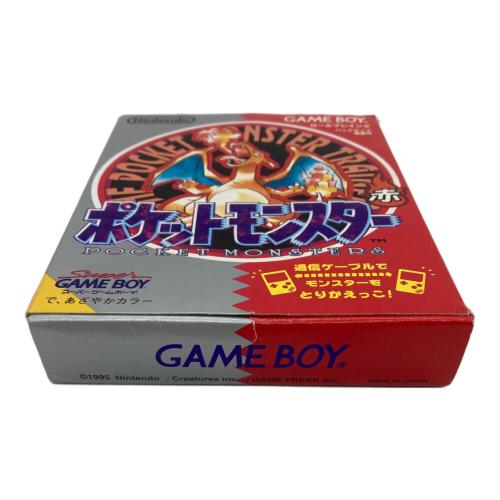 ポケットモンスター赤 ゲームボーイ用ソフト ポケットモンスター赤
