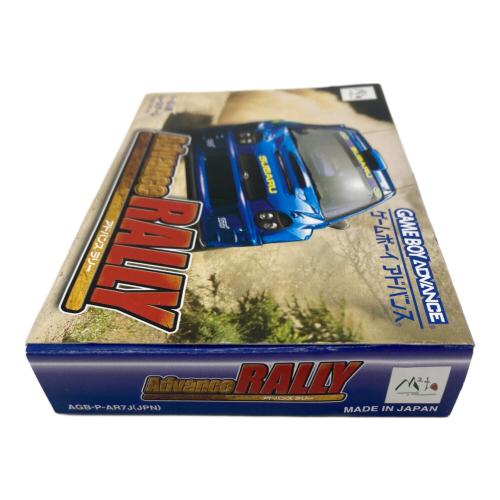 アドバンスラリー ゲームボーイアドバンス用ソフト -