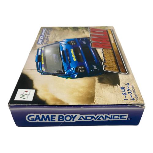 アドバンスラリー ゲームボーイアドバンス用ソフト -