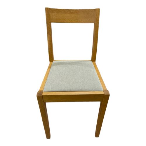 無印良品 (ムジルシリョウヒン) ダイニングチェアー ライトブラウン×グレー オーク材チェア