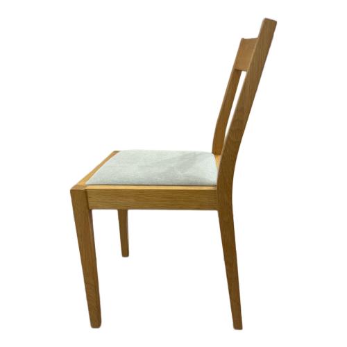 無印良品 (ムジルシリョウヒン) ダイニングチェアー ライトブラウン×グレー オーク材チェア