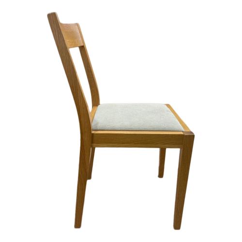 無印良品 (ムジルシリョウヒン) ダイニングチェアー ライトブラウン×グレー オーク材チェア