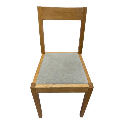 無印良品 (ムジルシリョウヒン) ダイニングチェアー ライトブラウン×グレー オーク材チェア