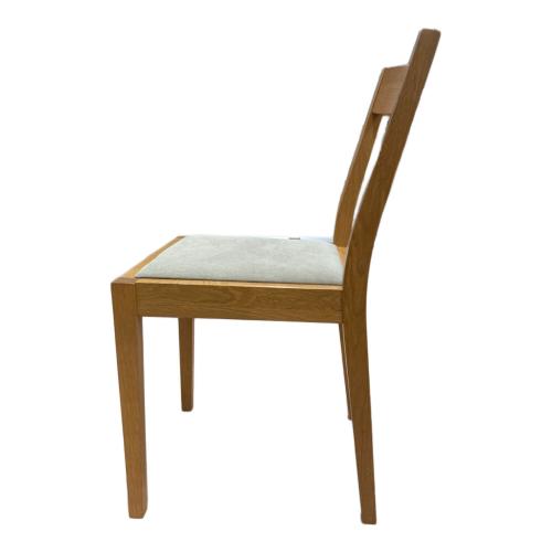 無印良品 (ムジルシリョウヒン) ダイニングチェアー ライトブラウン×グレー オーク材チェア