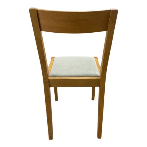 無印良品 (ムジルシリョウヒン) ダイニングチェアー ライトブラウン×グレー オーク材チェア