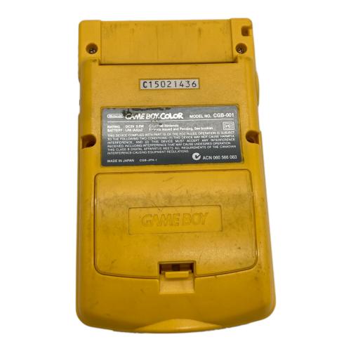 Nintendo (ニンテンドー) GAMEBOY COLOR CGB-001 イエロー