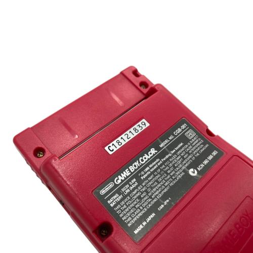 Nintendo (ニンテンドー) GAMEBOY COLOR CGB-001 レッド