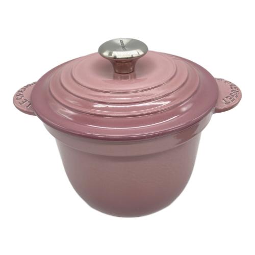 LE CREUSET (ルクルーゼ) ココット・エブリィ 18 専用内フタセット シェルピンク