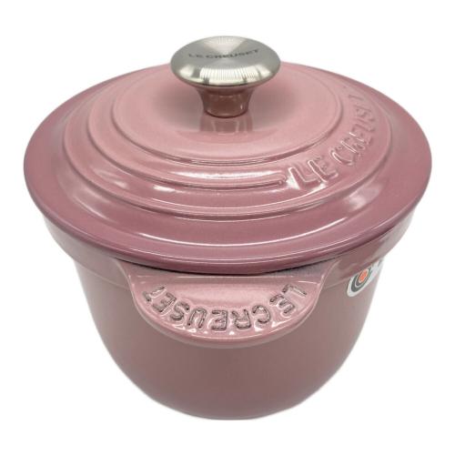 LE CREUSET (ルクルーゼ) ココット・エブリィ 18 専用内フタセット シェルピンク