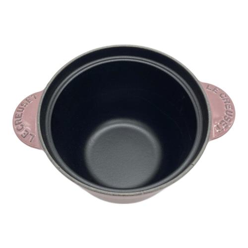 LE CREUSET (ルクルーゼ) ココット・エブリィ 18 専用内フタセット シェルピンク