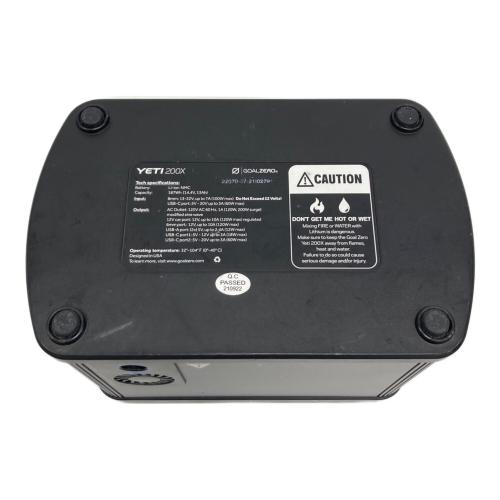GOALZERO (ゴールゼロ) ポータブル電源 Yeti 200X キズ・サビ・ヨゴレ有