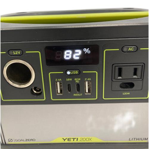 GOALZERO (ゴールゼロ) ポータブル電源 Yeti 200X キズ・サビ・ヨゴレ有