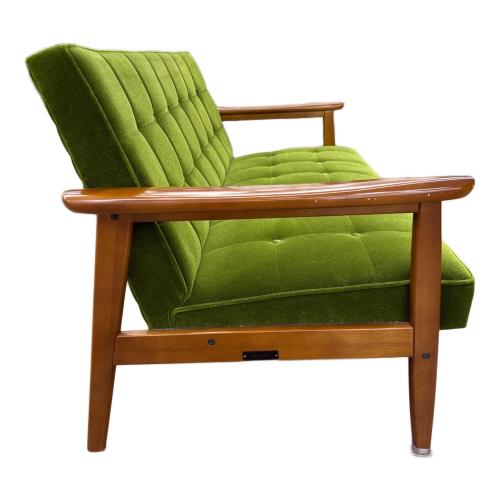 karimoku (カリモク) 2人掛けソファー W36143QW グリーン Kチェア 2シーター モケットグリーン