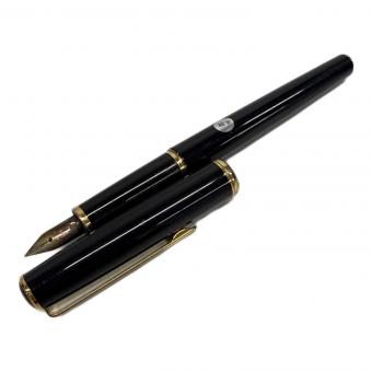 PLATINUM (プラチナ) 万年筆 14K 細字 ブラック×ゴールド