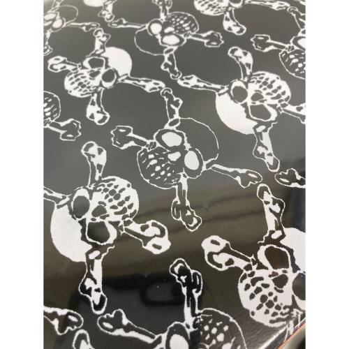 LIFE'S A BEACH (ライフズアビーチ) スケートボードデッキ skull柄 ブルー×ブラック×ホワイト
