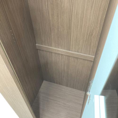 ニトリ ワードローブ ブラウン クエス　2枚扉