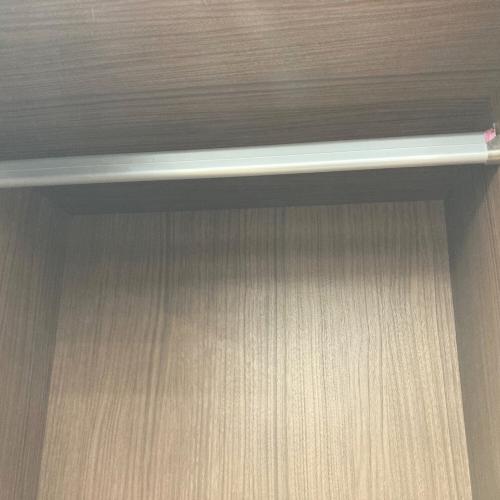 ニトリ ワードローブ ブラウン クエス　2枚扉