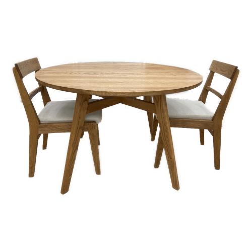 ADDAY ダイニング3点セット ナチュラル ADDAY round dining table /ADDAY chair