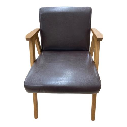 UNICO (ウニコ) アームチェアー ブラック×ナチュラル DALE