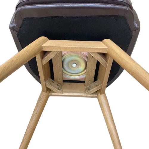 UNICO (ウニコ) 回転式チェア ブラック×ナチュラル PIVO