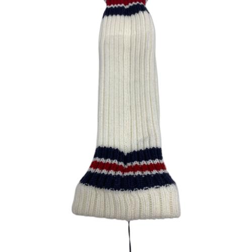 POLO RALPH LAUREN (ポロ・ラルフローレン) ヘッドカバー ホワイト×ネイビー×レッド