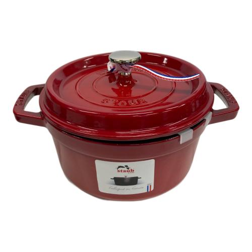 Staub (ストウブ) 両手鍋 40509-820 ピコ・ココット 20cm ラウンド チェリー