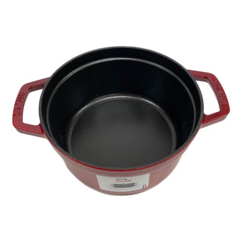 Staub (ストウブ) 両手鍋 40509-820 ピコ・ココット 20cm ラウンド チェリー