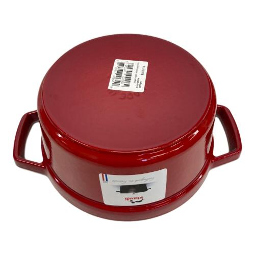 Staub (ストウブ) 両手鍋 40509-820 ピコ・ココット 20cm ラウンド チェリー
