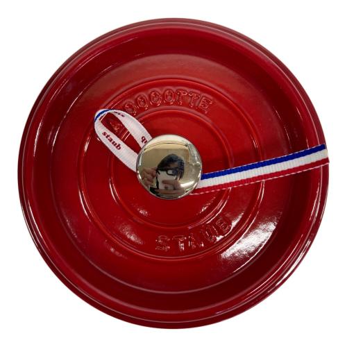 Staub (ストウブ) 両手鍋 40509-820 ピコ・ココット 20cm ラウンド チェリー