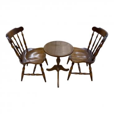 FAR EAST FURNITURE ダイニングテーブル 167 ブラウン×シルバー