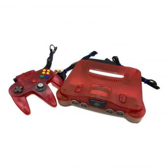 Nintendo (ニンテンドー) Nintendo64 NUS-001 クリアレッド