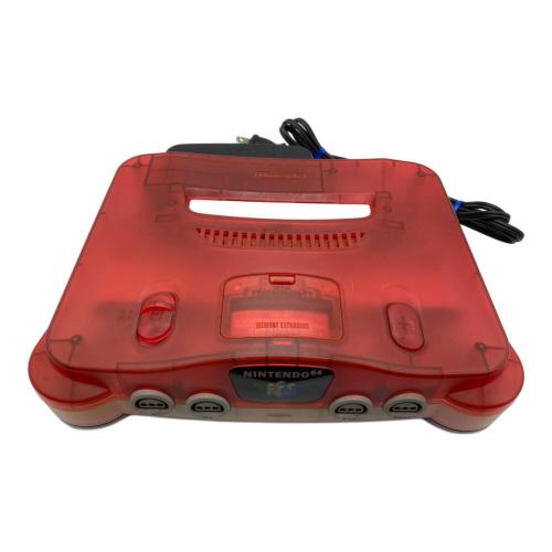 Nintendo (ニンテンドー) Nintendo64 NUS-001 クリアレッド