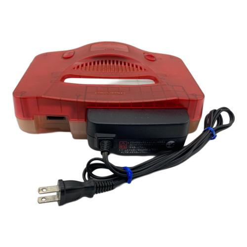 Nintendo (ニンテンドー) Nintendo64 NUS-001 クリアレッド