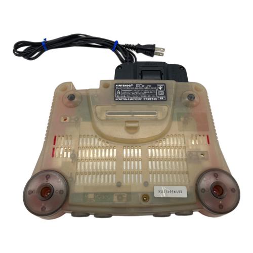Nintendo (ニンテンドー) Nintendo64 NUS-001 クリアレッド