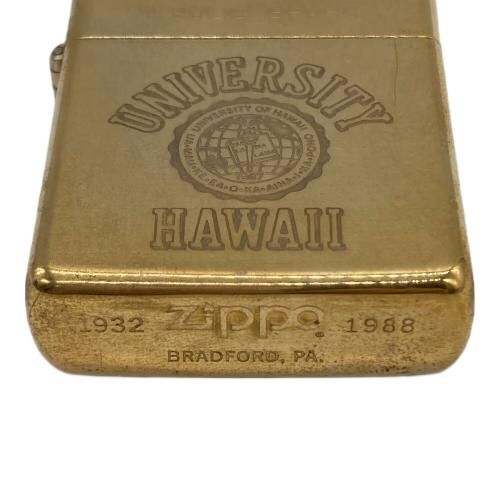 ZIPPO (ジッポ) ライター 1988年 UNIVERSITY HAWAII