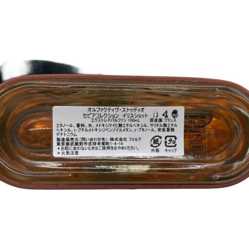 OLFACTIVE STUDIO (オルファクティヴ・ストゥディオ) パルファム イリスショット 100ml 残量80%-99% セビアコレクション