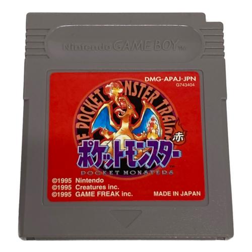 Nintendo (ニンテンドー) ポケットモンスター赤 ゲームボーイ用ソフト 22A @ -