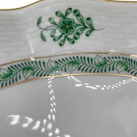 Herend (ヘレンド) オーバルプレート アポニーグリーン｜トレファクONLINE