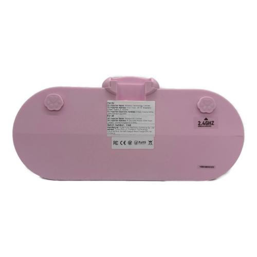 YUNZII C68 ワイヤレスメカニカルキーボード ネコ　ピンク