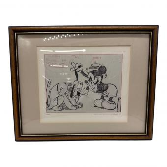 DISNEY (ディズニー) アートフレーム 複製原画 ミッキーマウス&プルート SOCIETY DOG SHOW