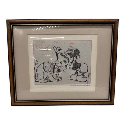 DISNEY (ディズニー) アートフレーム 複製原画 ミッキーマウス&プルート SOCIETY DOG SHOW