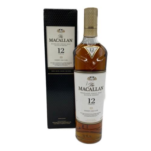 マッカラン (MACALLAN) スコッチウィスキー 12年 シェリーオークカスク 700ml