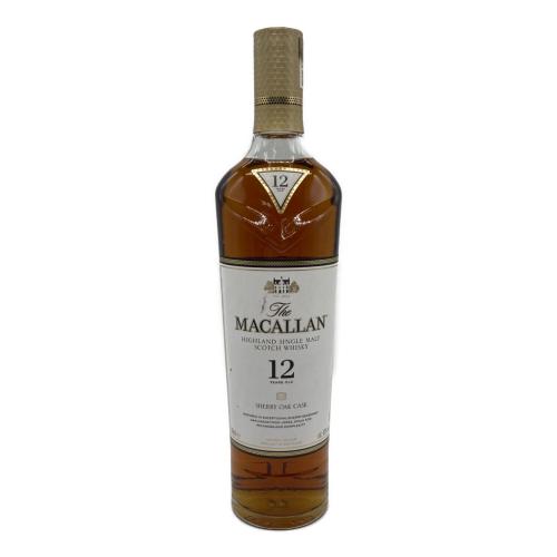 マッカラン (MACALLAN) スコッチウィスキー 12年 シェリーオークカスク 700ml