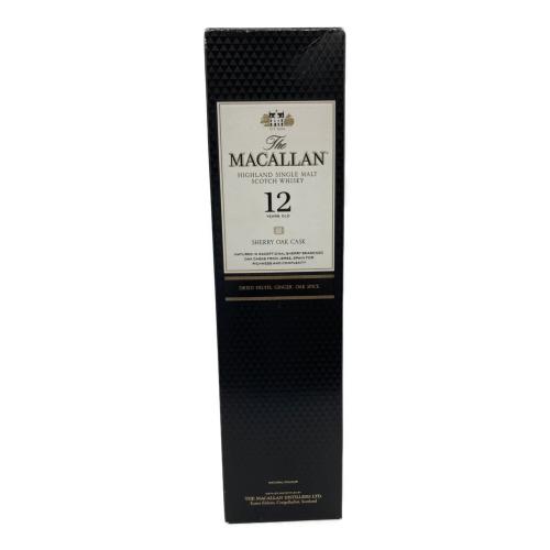 マッカラン (MACALLAN) スコッチウィスキー 12年 シェリーオークカスク 700ml