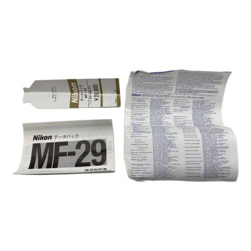 Nikon (ニコン) データバック MF-29