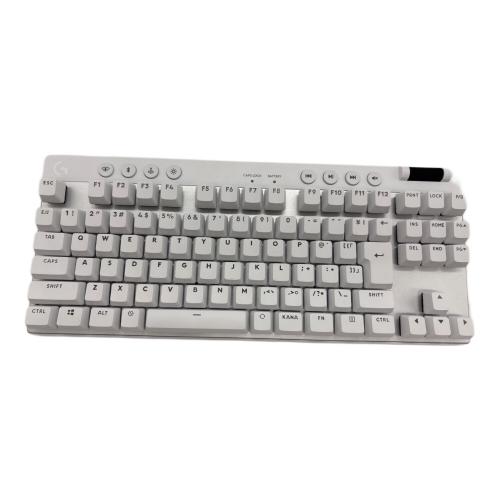 LOGICOOL (ロジクール) ワイヤレス ゲーミング キーボード PRO X TKL LIGHTSPEED YR0085 ＆ マウス PRO WIRELESS MR0104 USBレシーバー欠品
