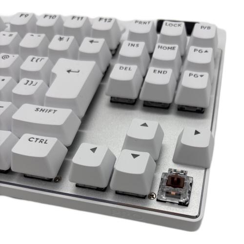 LOGICOOL (ロジクール) ワイヤレス ゲーミング キーボード PRO X TKL LIGHTSPEED YR0085 ＆ マウス PRO WIRELESS MR0104 USBレシーバー欠品